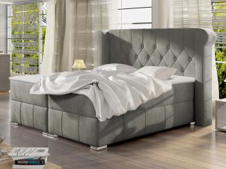 Boxspringbett Massimo, Farbe: Magic Velvet 2217