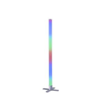 RGB LED Wand-/ Stehleuchte, Fernbedienung, viele Modi, H 103 cm