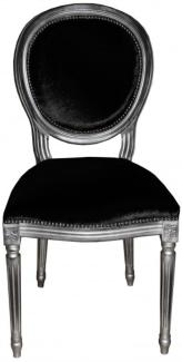 Casa Padrino Barock Esszimmer Stuhl Schwarz - Designer Stuhl - Luxus Qualität GH