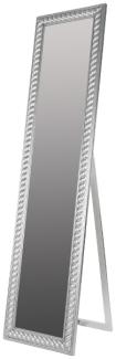 Standspiegel Mina Holz Silber 45x180 cm