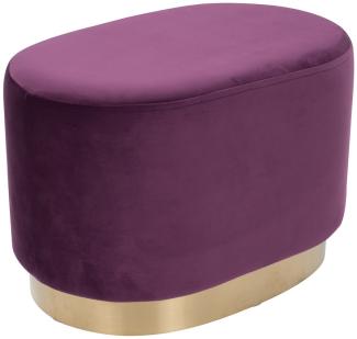 Pouf Jalma oval 200 Lila