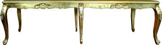 Riesiger Langer Casa Padrino Barock Luxus Esstisch Gold 300 cm x 100 cm - Esszimmer Tisch - Made in Italy - Luxury Collection