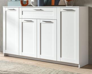 Sideboard Maciel in weiß 156 x 95 cm