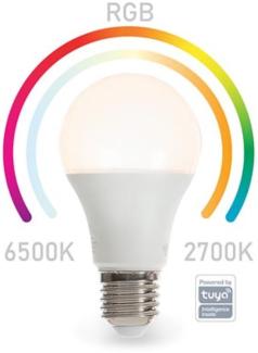 Perel RGB SMART-WI-FI-LAMPE - KALTWEIß & WARMWEIß - E27 - A60
