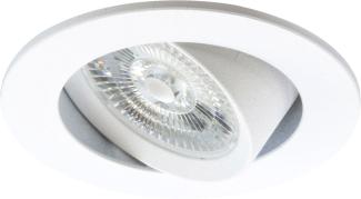 ISOLED LED Einbauleuchte Slim68 weiß, rund, 9W, warmweiß, dimmbar