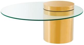 Casa Padrino Art Deco Luxus Couchtisch Gold - Limited Edition