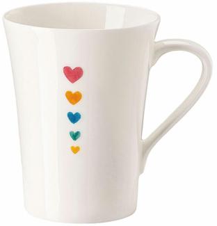 Hutschenreuther My Mug Collection Becher mit Henkel, Bone China, Love - Small hearts, 400 ml, 02048-727344-15505