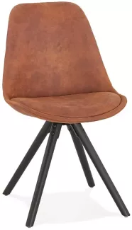 Kokoon Design Stuhl Charlie Braun und Schwarz