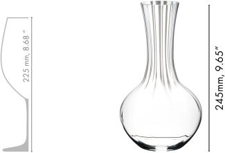 Riedel Dekanter Performance, Glasdekanter, Dekantierflasche, Weinkaraffe, Hochwertiges Glas, 1 L, 1490/13