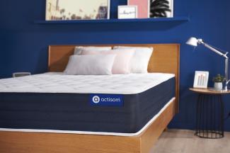 Actiflex sleep matratze 70x200cm, Taschenfederkern und Memory-Schaum, Härtegrad 2, Höhe :22 cm, 5 Komfortzonen