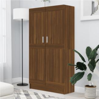 vidaXL Bücherschrank Braun Eichen-Optik 82,5x30,5x150 cm Holzwerkstoff 815614