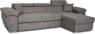 Conny Ecksofa Links/Rechts, Enjoy - Grau-Braun