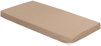 Irisette Fein-Biber Betttuch Merkur 0006 mocca 150 x 250 cm 6-40 mocca