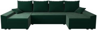 Sofa mit Schlaffunktion in U-Form PAMELA, 311x90x125, itaka 10
