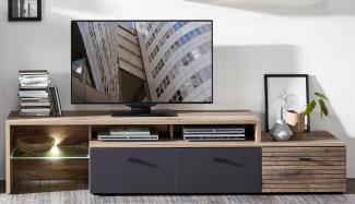 TV-Board >Lydias< in Flagstaff Oak Umbria - 239x52x44cm (BxHxT)