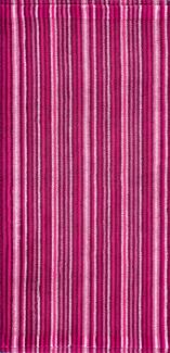 Combi Stripes Duschtuch 70x140cm rot 500g/m² 100% Baumwolle
