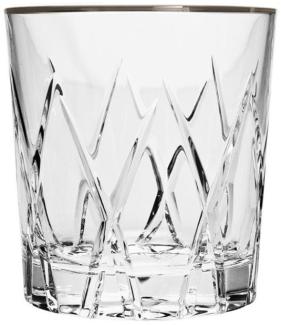 Whiskyglas Kristall London Platin clear (9,3 cm)