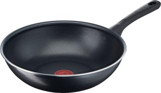 Tefal Wok Day by Day, Aluminium, Antihaftversiegelung, Thermo-Spot Temperaturanzeiger, 28 cm