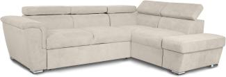 Louis Ecksofa Rechts, Giulia - Beige