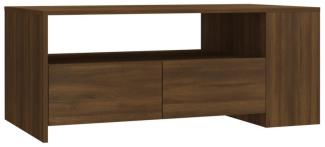 Couchtisch Braun Eichen-Optik 102x55x42 cm Holzwerkstoff