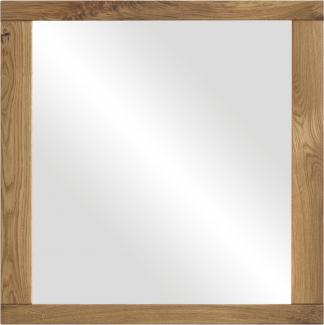 Spiegel LOLA Wandspiegel für Garderobe Eiche massiv geölt ca. 80 x 80 cm