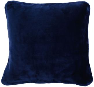 Premium Cashmere Kissenhülle 2er Set 50 x 50 cm - Marine (05)