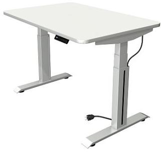 Kerkmann 10010410 Schreibtisch- Stehtisch Move Professional 1200 x 800 mm elektrisch höhenverstellbar Weiß