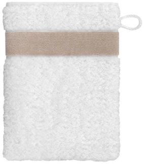 Feiler Handtücher Exclusiv mit Chenillebordüre | Waschhandschuh 15x20 cm | kiesel