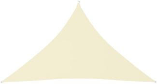 Sonnensegel Oxford-Gewebe Dreieckig 5x5x6 m Cremeweiß