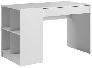Schreibtisch Antek Computertisch 120x60x75,5cm weiß