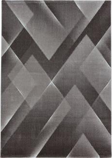 Kurzflor Teppich Clara rechteckig - 160x230 cm - Braun