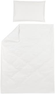 Meyco Uni Bettbezug Offwhite 120 x 150 cm Weiß off white
