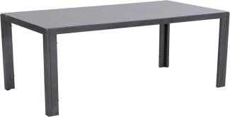 TrendLine Esstisch Pero 150 x 80 cm Anthrazit Lounge Sitzgruppe Tisch
