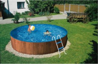 BWT Pool Splash im Set mit Sandfilteranlage & Stahlrohrleiter, Pool in mehreren Grössen & Farben