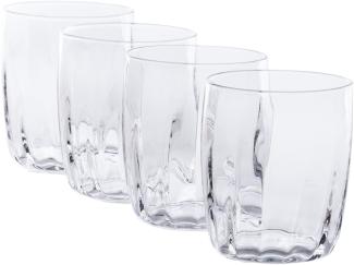 4x Incontri Wasserglas I 300ml I Klarglas I Bormioli Rocco I Ø 7,7 cm
