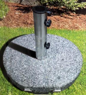 Granit Sonnenschirmständer 30kg 45cm Schirmfuß Schirmständer Schirmhalter
