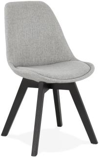 Kokoon Design Stuhl Comfy Grau und Schwarz