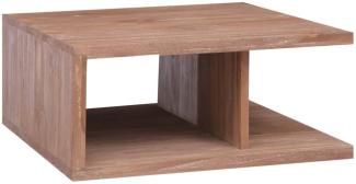 vidaXL Couchtisch 70 x 70 x 30 cm Massivholz Teak