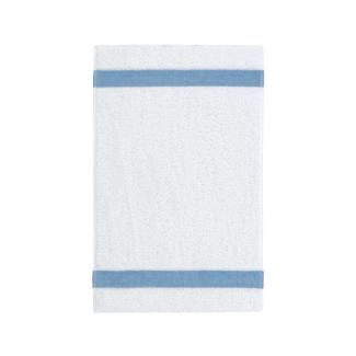 Feiler Handtücher Exclusiv mit Chenillebordüre | Gästetuch 30x50 cm | hellblau