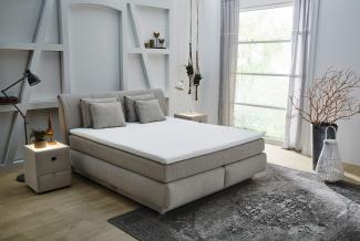 Jockenhöfer Boxspringbett Carla Max beige, 160 x 200 cm