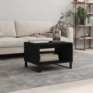 vidaXL Couchtisch Schwarz 60x50x40 cm Holzwerkstoff