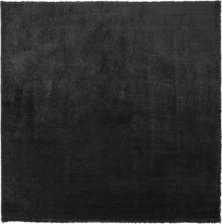 Teppich schwarz 200 x 200 cm Shaggy EVREN