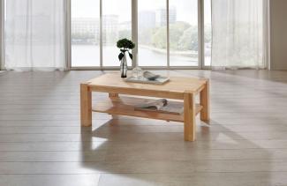 Couchtisch Tisch MORITZ Eiche vollmassiv / Echtholz 70 x 70 cm