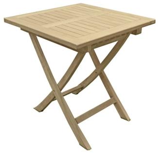 Tisch SOLO quadratisch 70x70 cm Teak