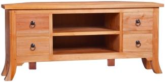 vidaXL TV-Schrank 100x40x45 cm Massivholz Mahagoni