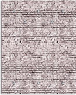 Queence Garderobe - "Another" Wall Druck auf hochwertigem Arcylglas inkl. Edelstahlhaken und Aufhängung, Format: 100x120cm