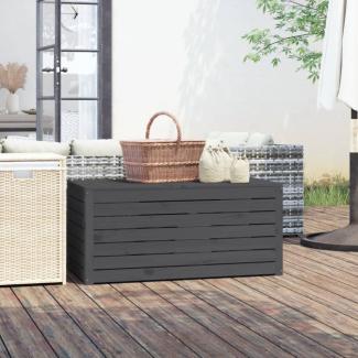 vidaXL Gartenbox Grau 101x50,5x46,5 cm Massivholz Kiefer