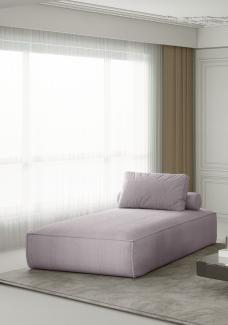 Chaiselongue Sezlong Liege CELES in Stoff Scala Flieder