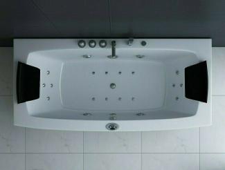 Luxus LED Whirlpool Badewanne SET 170x80cm +Heizung+Hydrojet +Ozon +Radio 2024