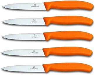 Victorinox Gemüsemesser 5er Set Swissclassic, Orange, 6.7706. L119.5